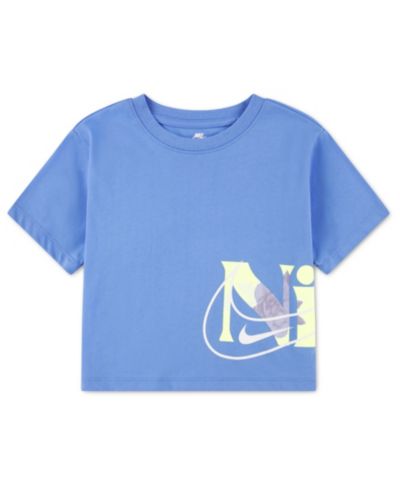 Nike Girls' 4-6X Move with Nature Boxy Crewneck T-Shirt