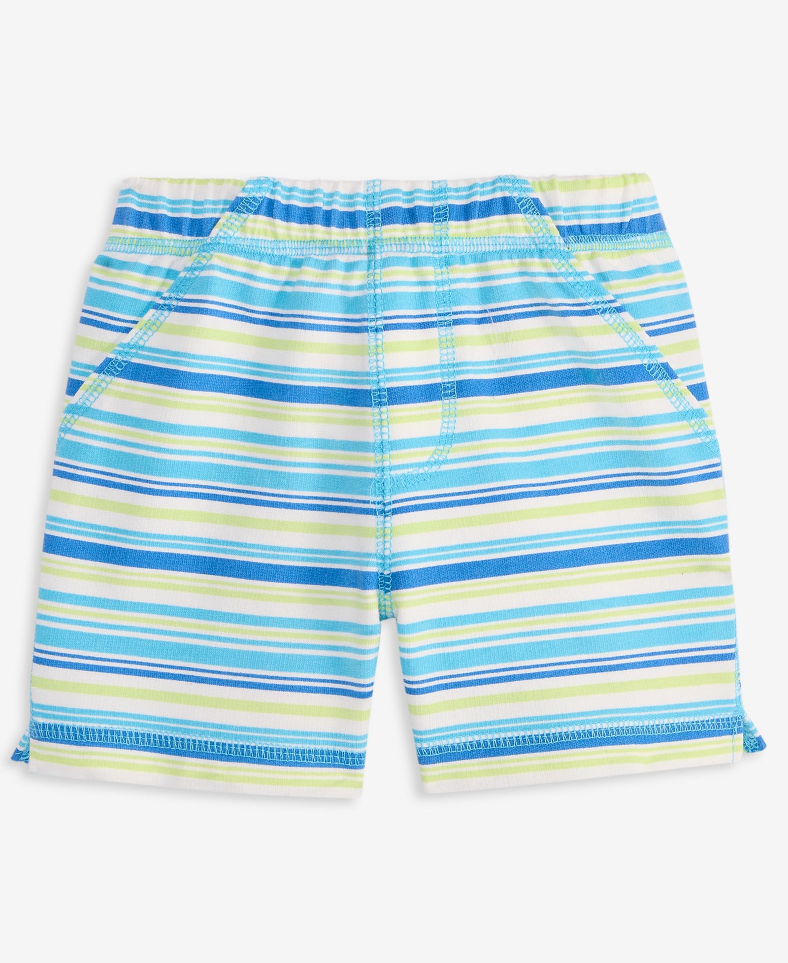 First Impressions Toddler Boys' 2T-4T Mix & Match Multi-Stripe French Terry Shorts, Macy's Exclusive