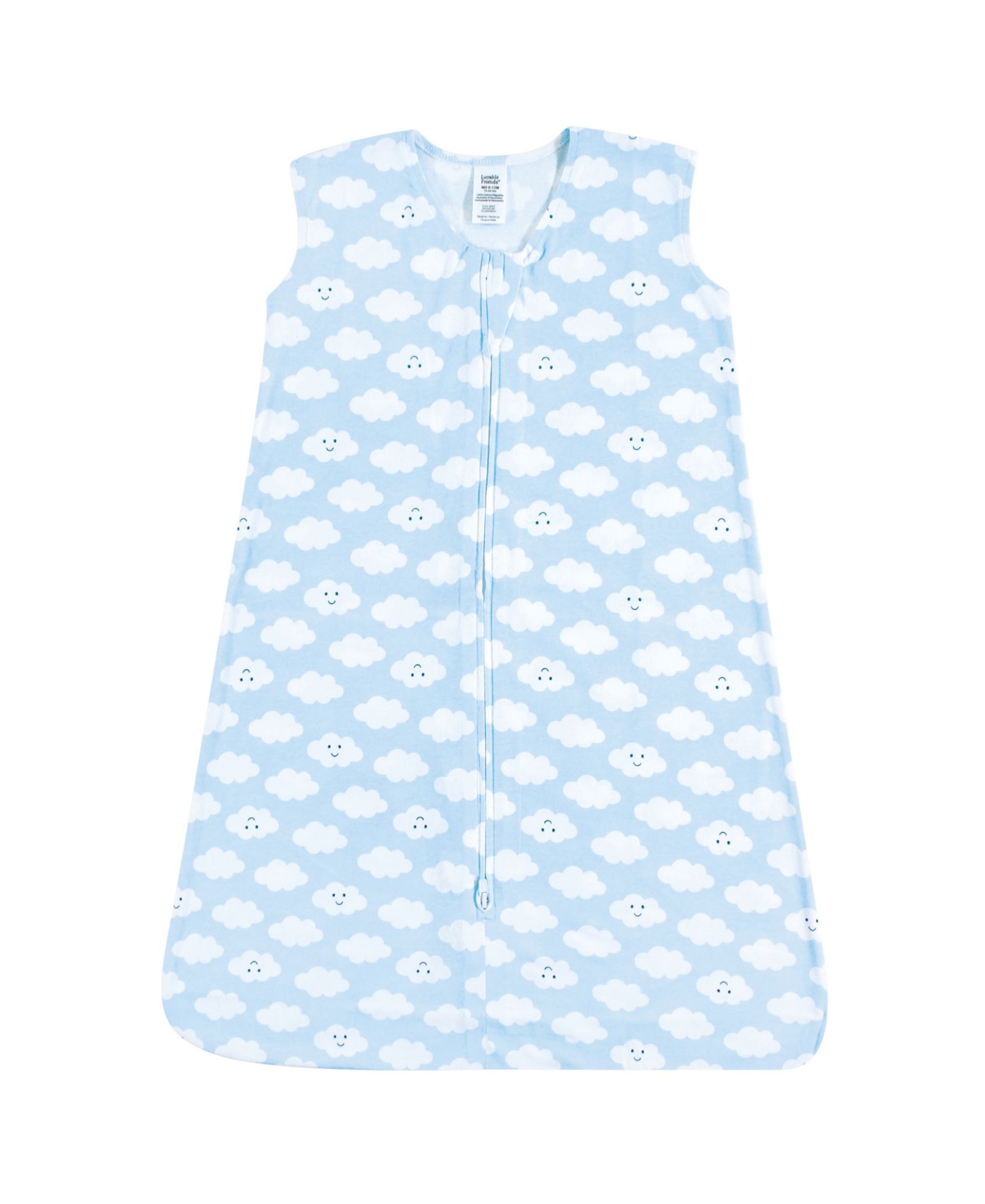 Luvable Friends Sleeveless Cotton Jersey Wearable Sleep Quilt
