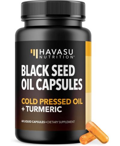 Капсулы Havasu Nutrition Black Seed Oil + Turmeric Liquid, 60ct