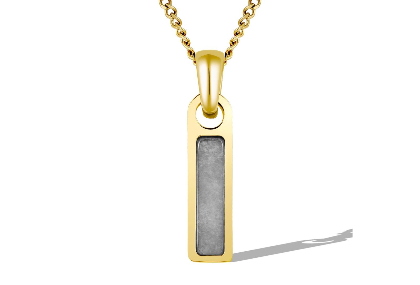 Мужской кулон Vincero Birthstone Tag - Gold Pendant