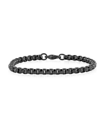 Metallo Stainless Steel, Round Box Chain Bracelet