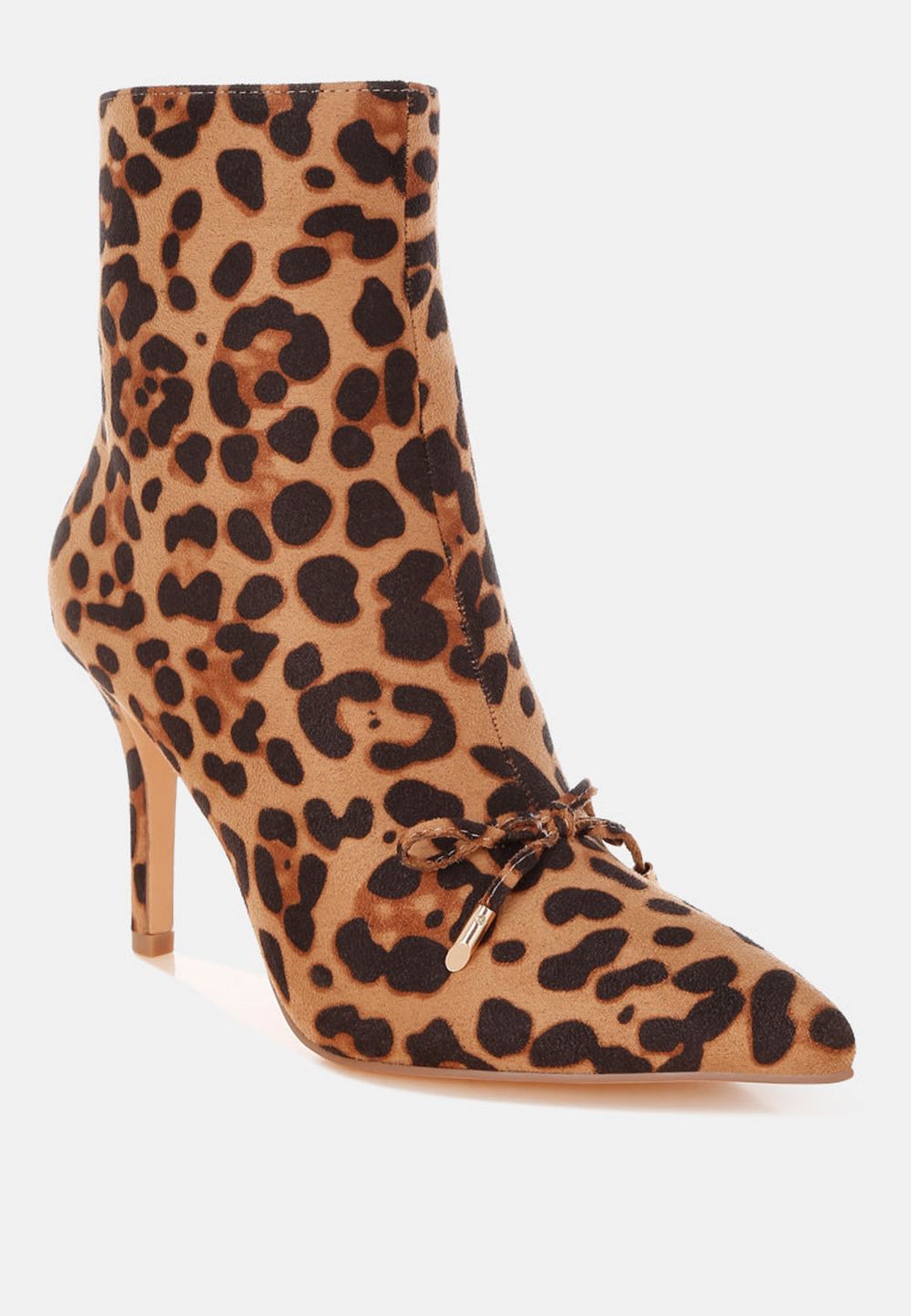 Rag & Co Women's Vilda Leopard Print Stiletto Boots