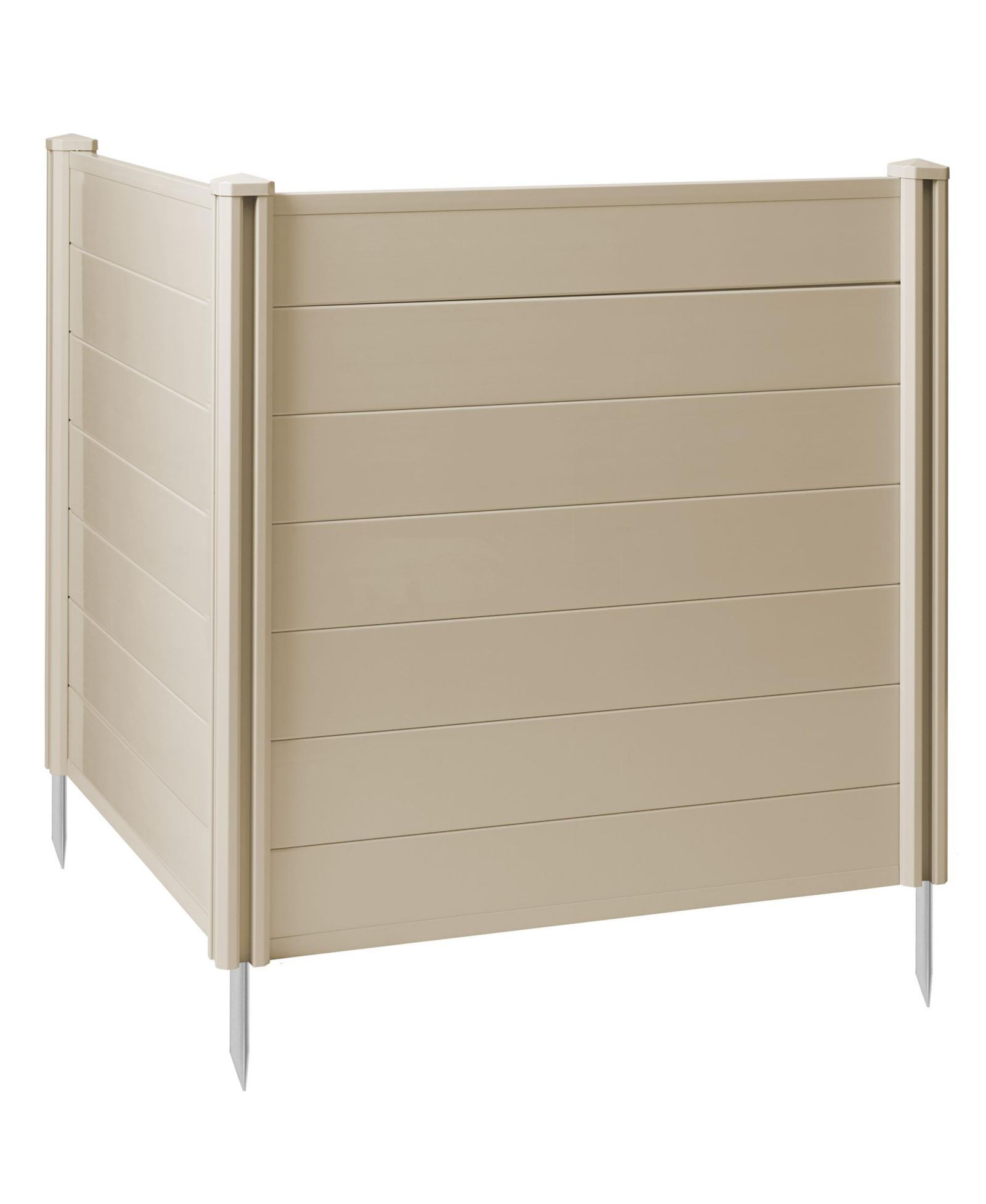 Casafield защитный экран 42" x 42", панель винилового забора для кондиционера, мусорных баков или оборудования бассейна, Tan