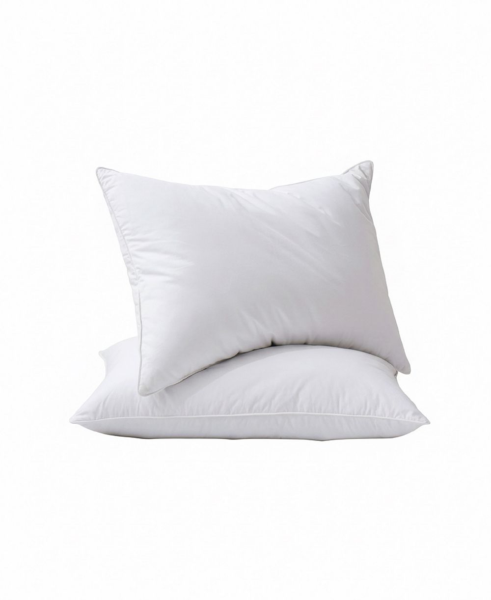 UNIKOME Medium Firm Goose Feather and Down 2-Pack Pillows, Queen