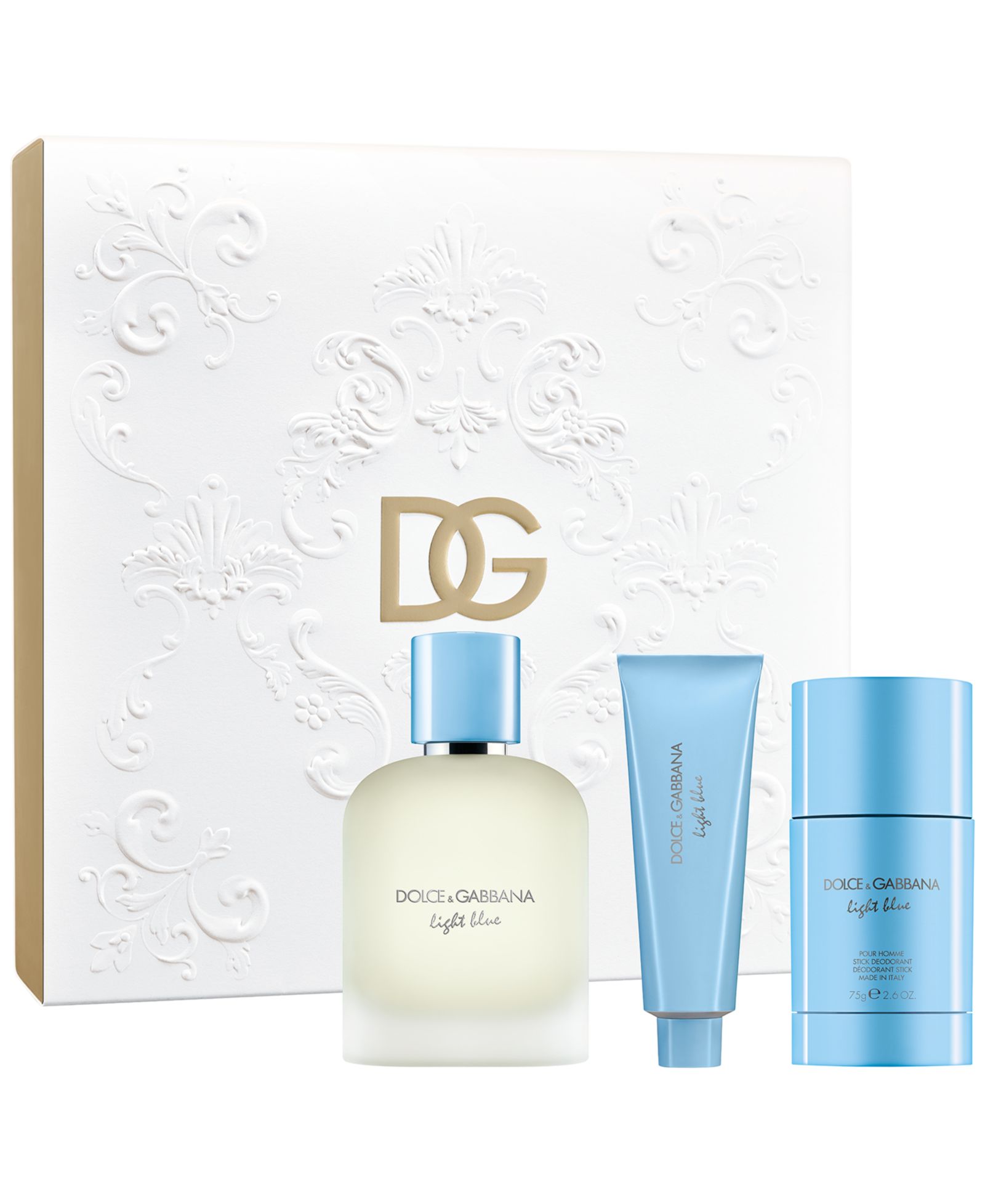 Dolce&Gabbana Подарочный набор туалетной воды Light Blue Pour Homme, 3 шт.