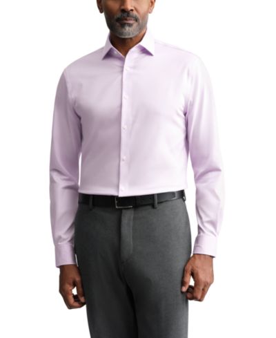 Мужская приталенная рубашка Michael Kors Passport Ultra Wrinkle-Free Stretch Slim-Fit
