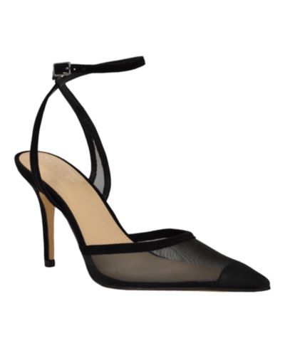 Calvin Klein Женский Ozala Mesh Ankle Strap Stiletto Pumps