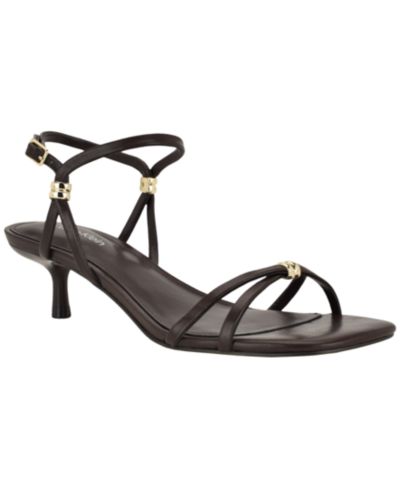 Женские босоножки Calvin Klein Rivine Strappy Kitten Heel