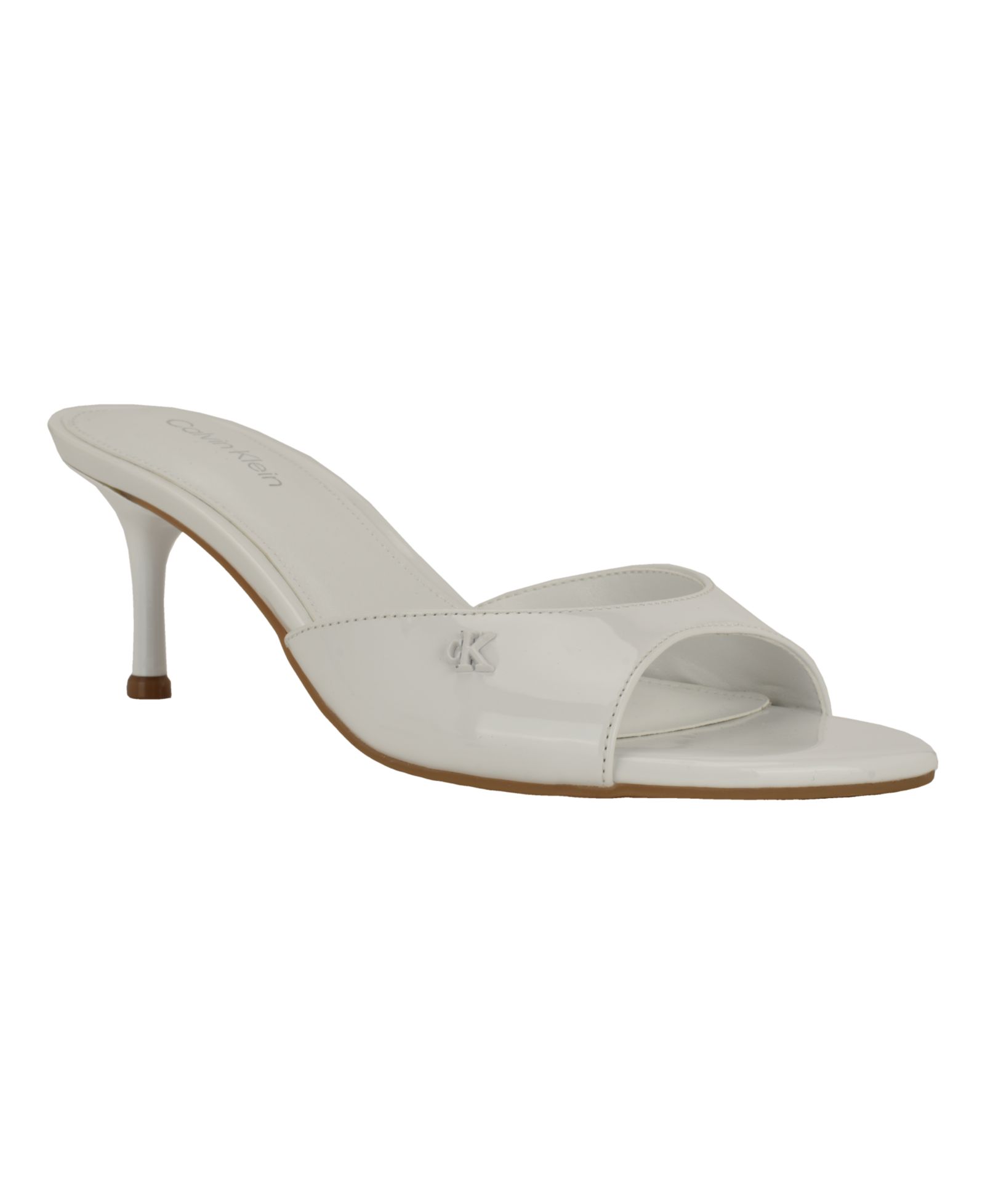 Calvin Klein Женские Vixie Slip-On Kitten Heel Dress Sandals