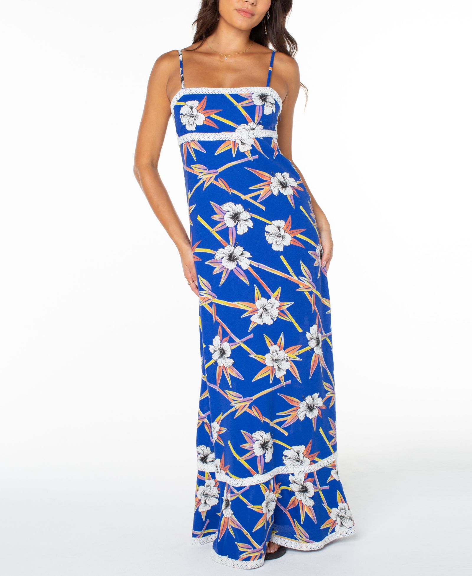 Женское платье Roxy Women's Balmy Sunset Straight Neck Maxi