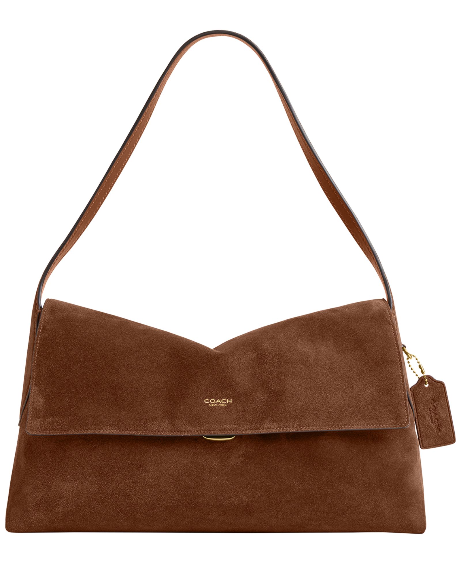 COACH Chelsea Large Suede Shoulder Bag 36