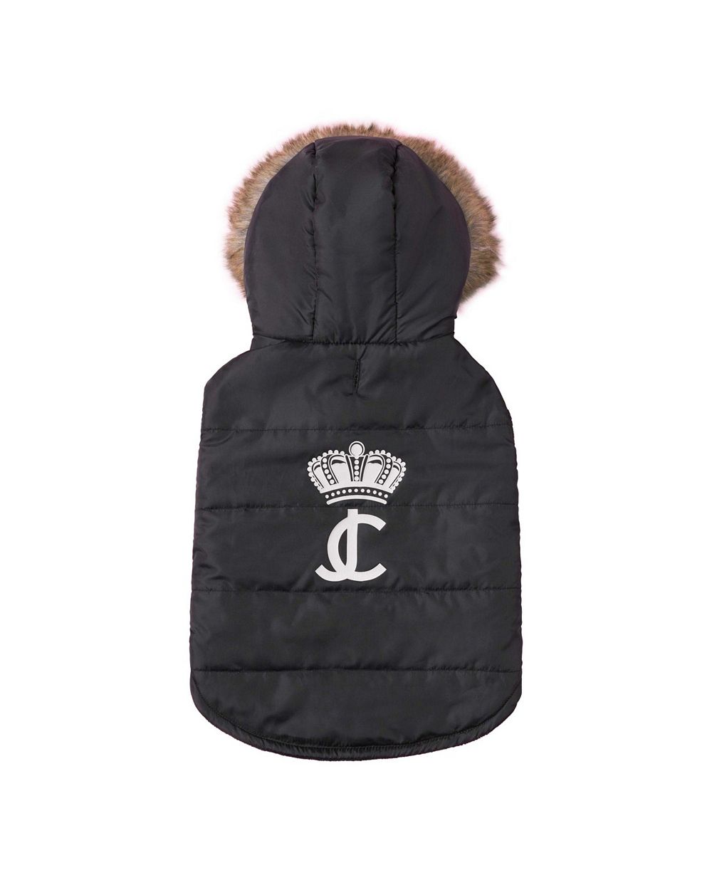 Куртка для домашних животных Juicy Couture Faux Fur с капюшоном