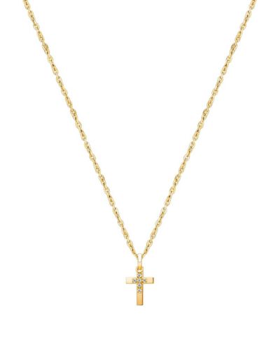 Tiny Blessings 14K Gold Pure Faith Cross Necklace