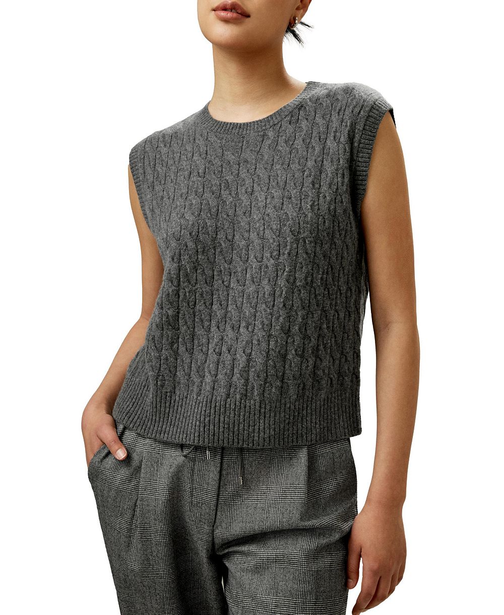 LILYSILK Women's Baby Cashmere Sweater Vest