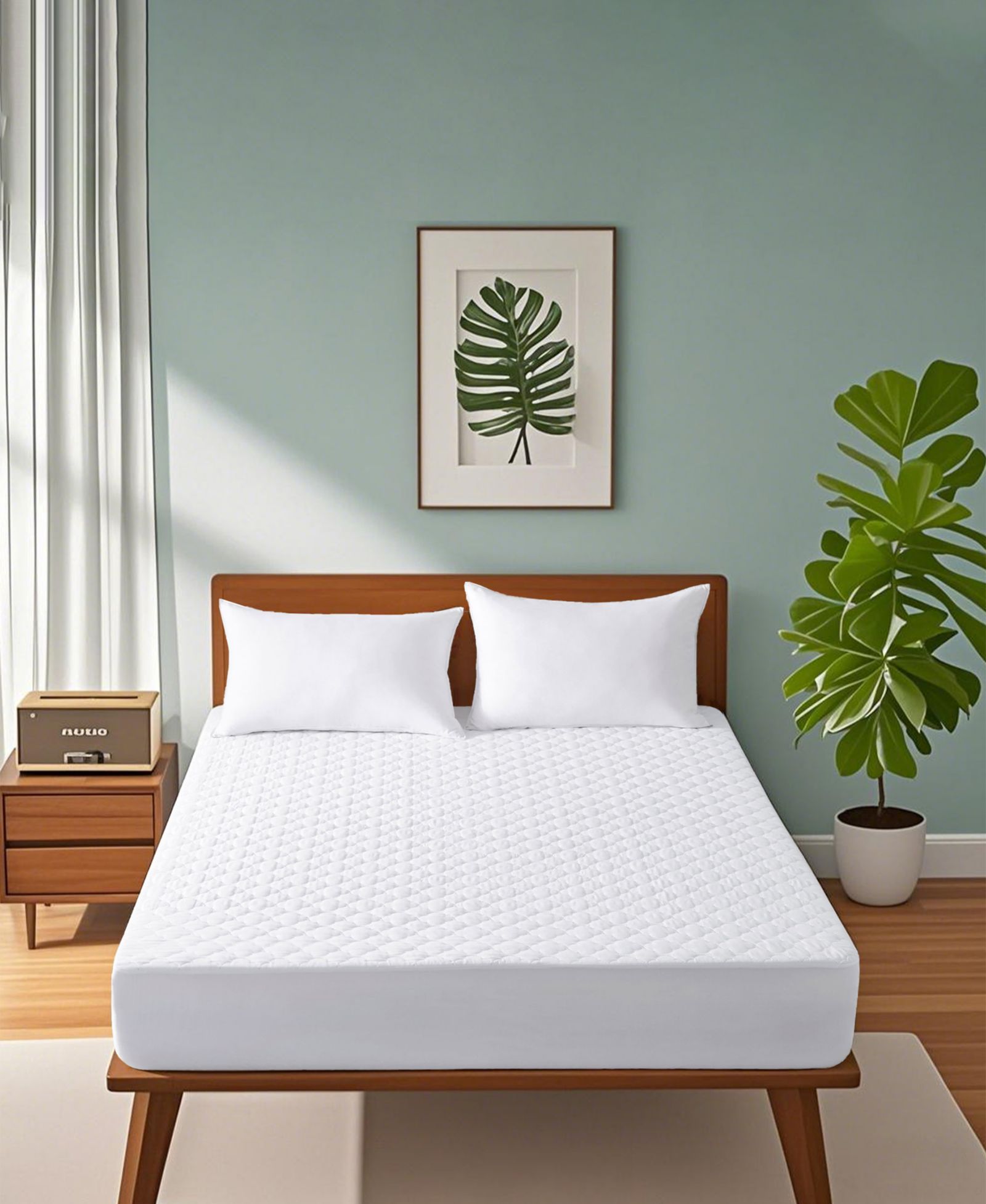 UNIKOME Quilted Comfort Mattress Pad, Full