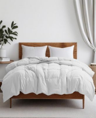 UNIKOME All Season Ultra Soft Goose Down Fiber Comforter, California King