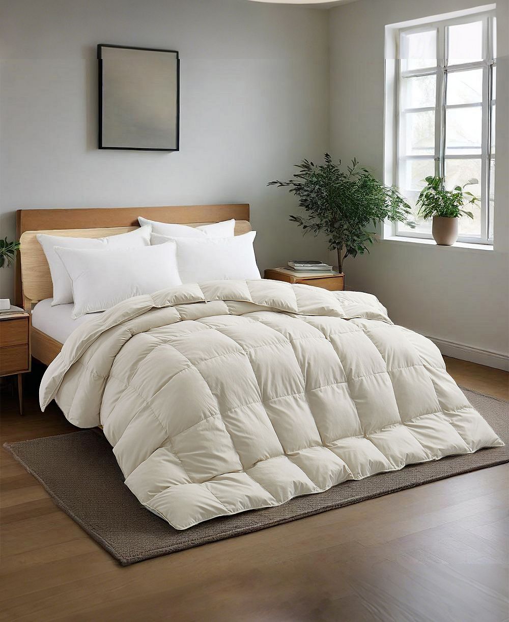 Пуховое одеяло UNIKOME Luxury Goose Feather, King