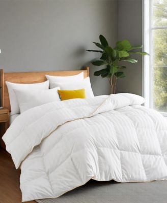 UNIKOME All Season Goose Feather Down Comforter, Twin