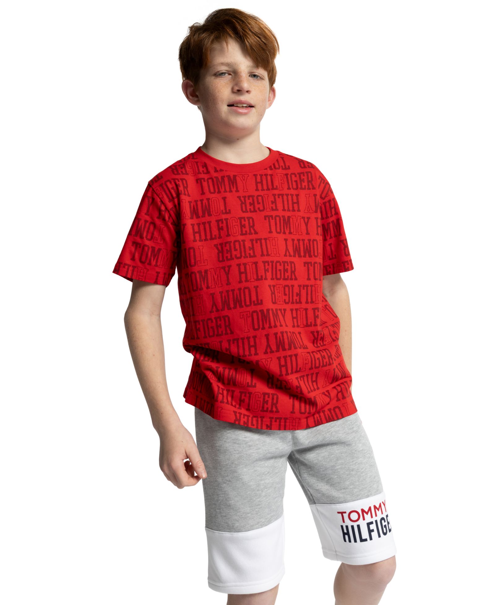 Tommy Hilfiger Boys' 8-20 Tommy Pull-On Color-Block Shorts