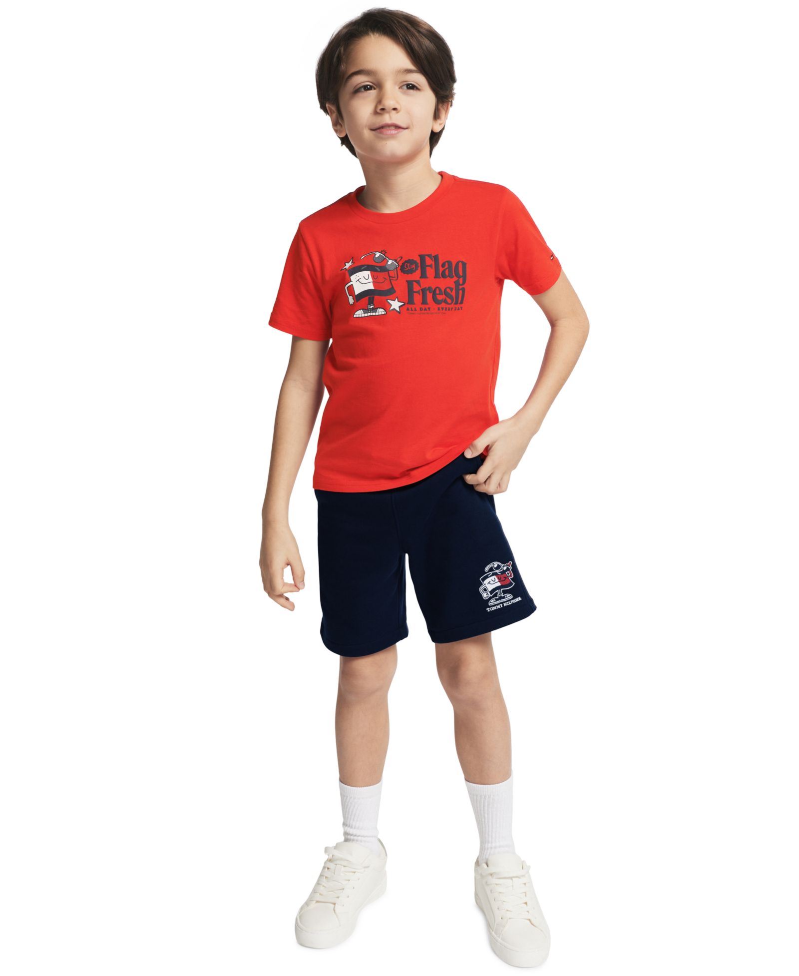 Tommy Hilfiger Boys' 2T-7 Elastic Drawcord Shorts