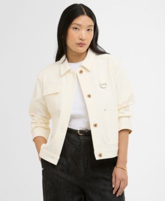 Женская рубашка Barbour Kirby Collared Jersey Overshirt