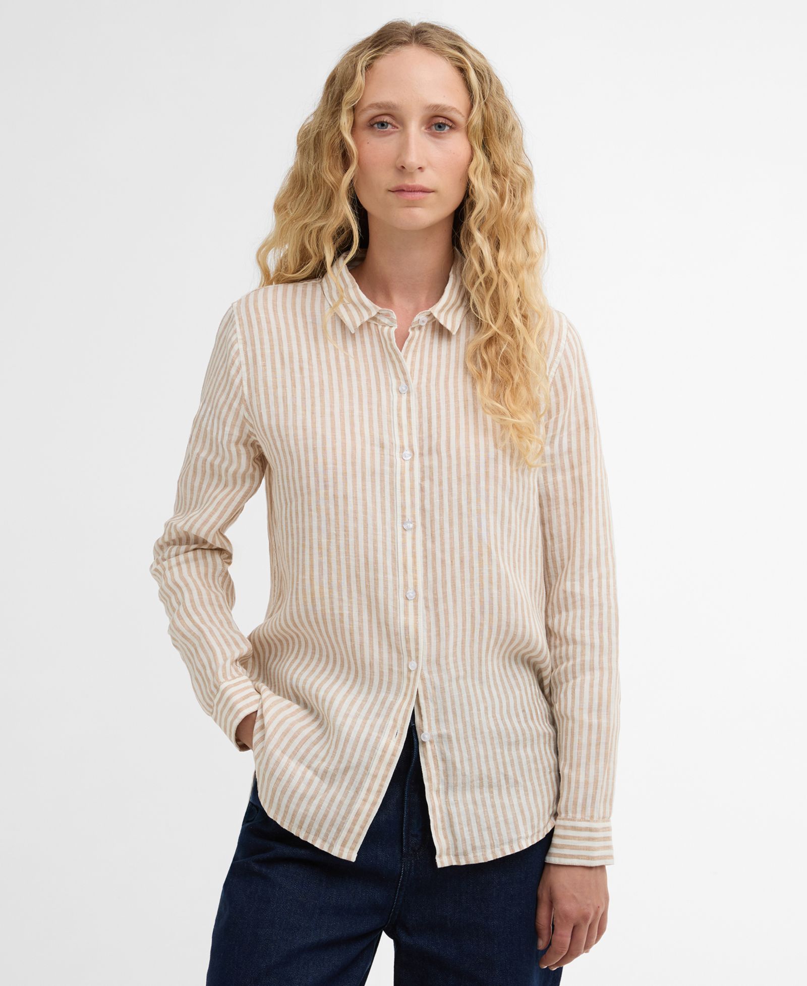 Женская рубашка Barbour Marine Relaxed-Fit