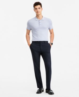 BAR III Men's Slim-Fit Navy Pinstripe Suit Separates Pants, Macy's Exclusive