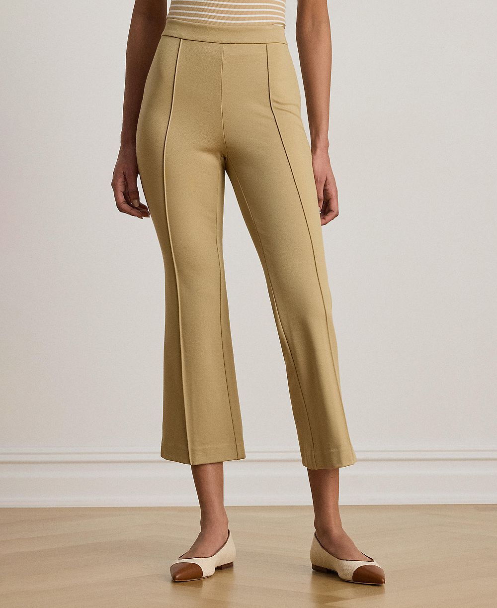 Lauren Ralph Lauren Petite Twill Flare Ankle Pants