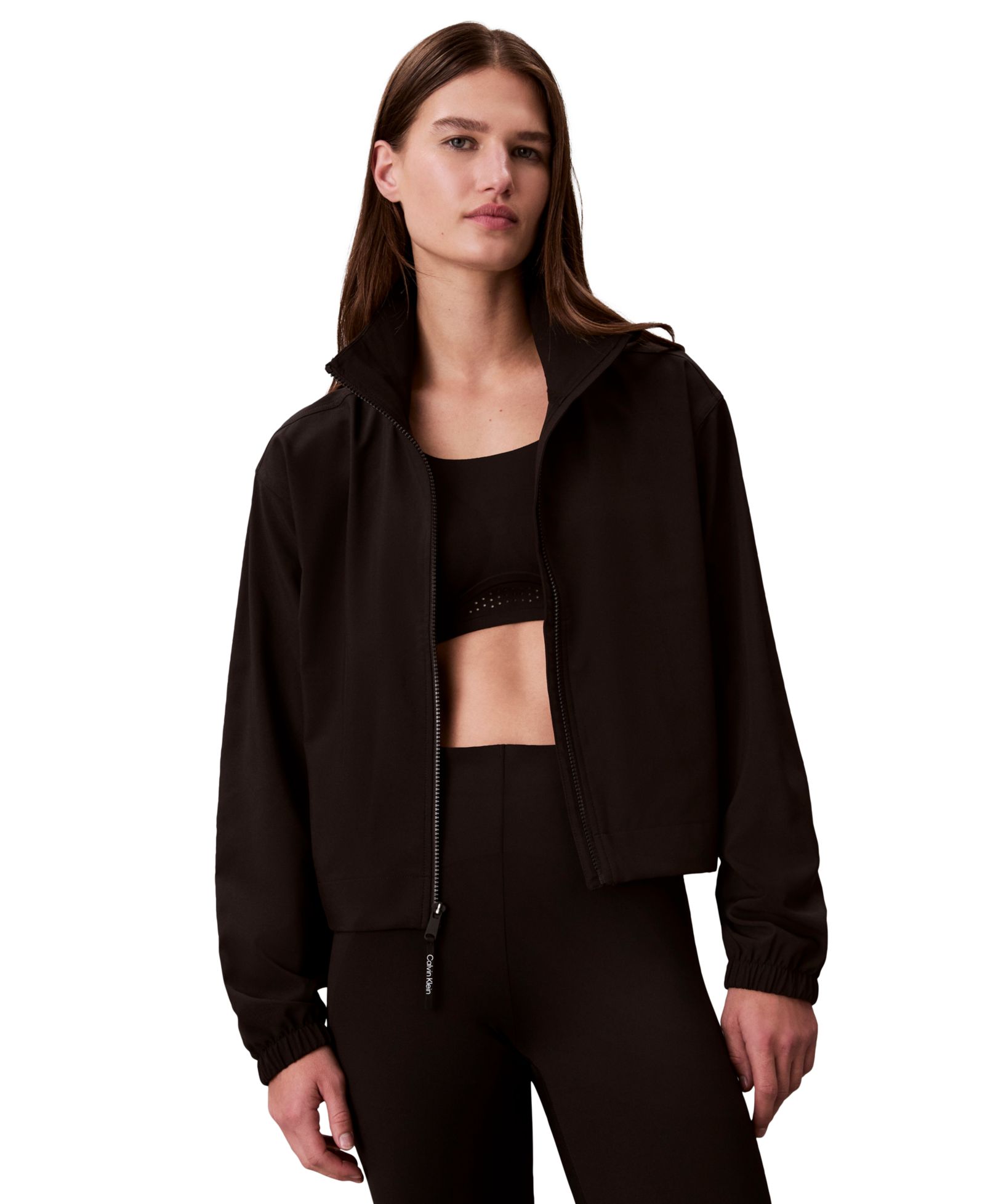 Calvin Klein Performance Women's Modern Sport Full-Zip Windbreaker Jacket