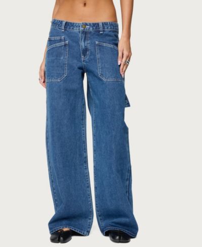 Женские джинсы Edikted Connie Low Rise Baggy Carpenter