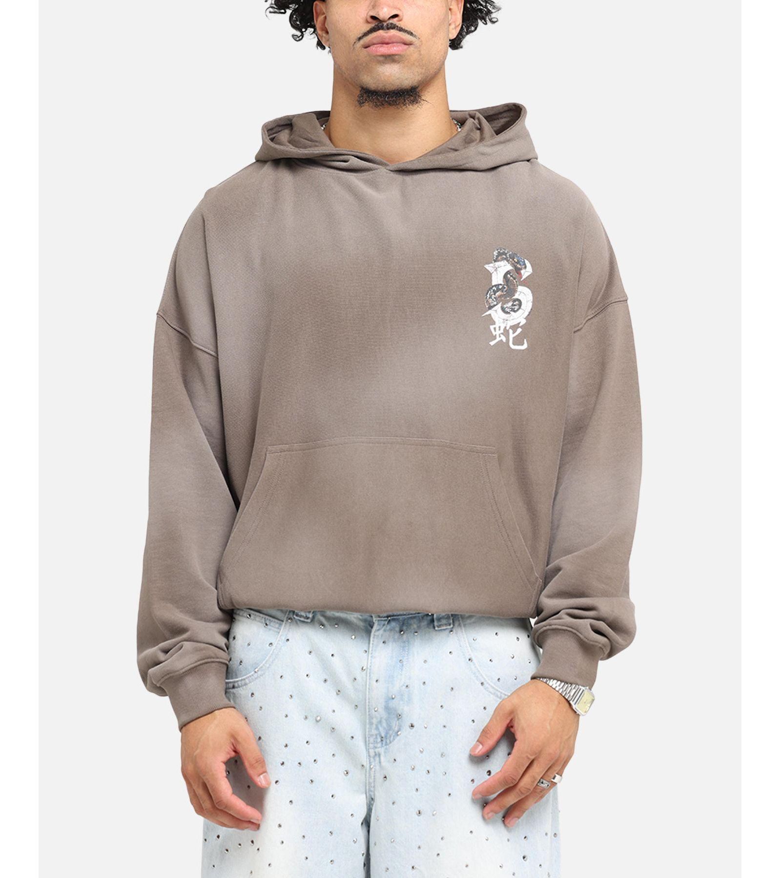 SAINT MORTA Мужское худи Gothic Distressed Zip