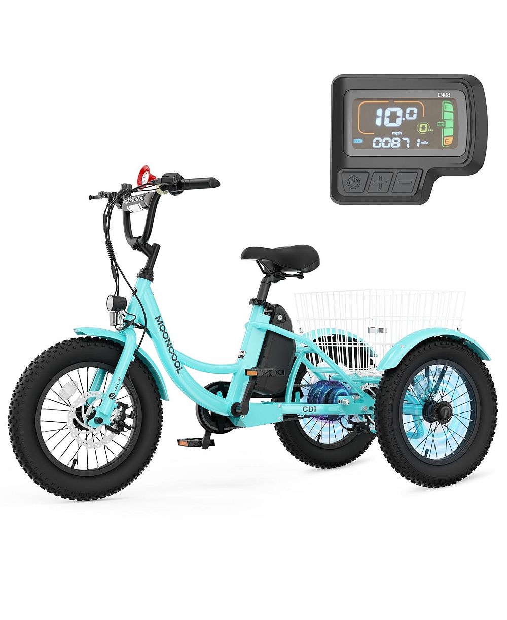 Электрический детский трехколесный велосипед Mooncool CD1 250W, 16" x 3.0" Wheel