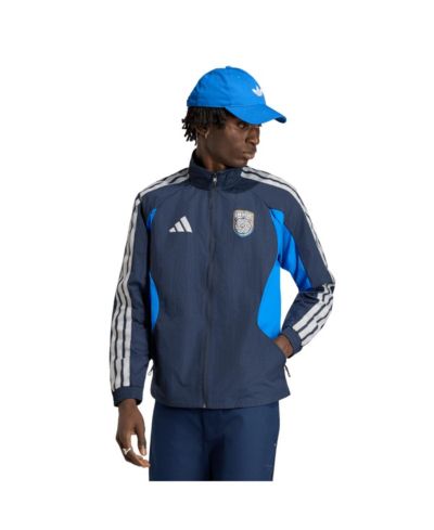 Мужская куртка adidas Navy San Diego FC 2026 Anthem Raglan Full-Zip