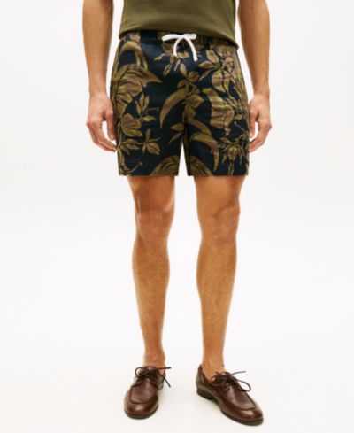 Tommy Hilfiger Men's Dover 6" Regular-Fit Linen Floral Shorts
