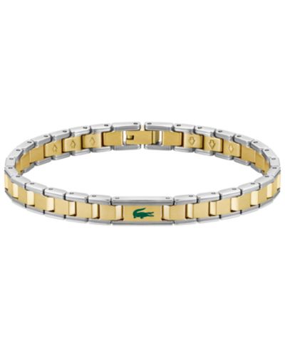 Мужской двухцветный браслет Lacoste Metropole Edge из нержавеющей стали