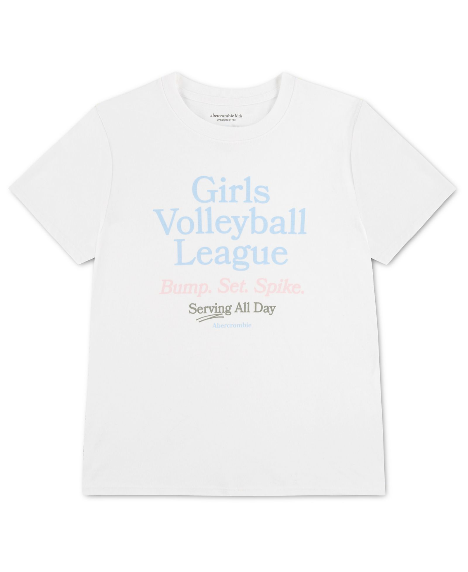 abercrombie kids Детская футболка oversized Crewneck Volleyball League