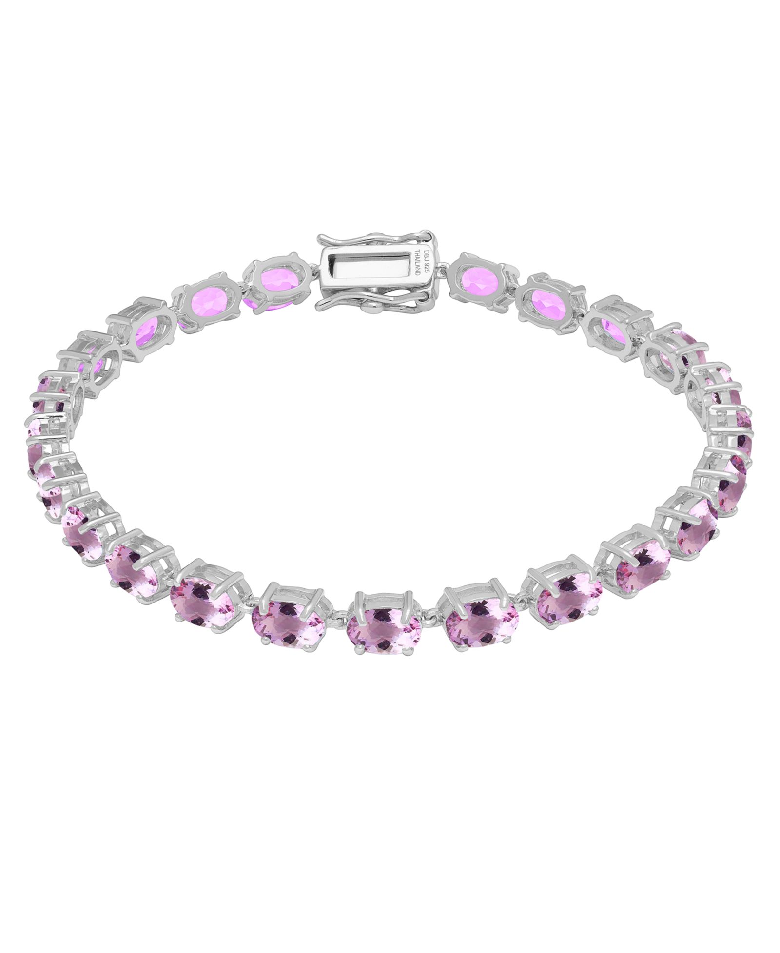 Браслет Macy's с аметистом (10.35 ct. t.w.) в стерлинговом серебре