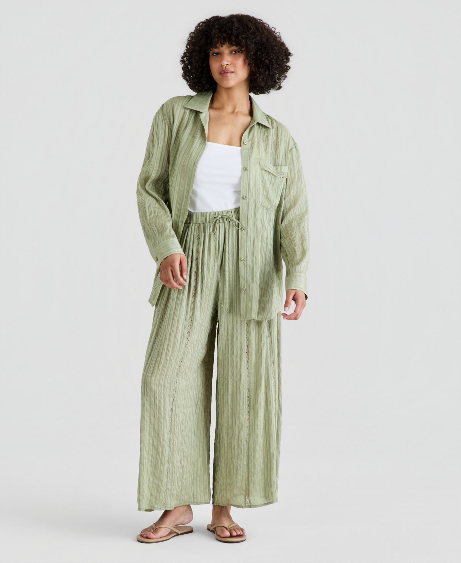 And Now This Women's Satin Pull-On Wide-Leg Pants, Macy's Exclusive