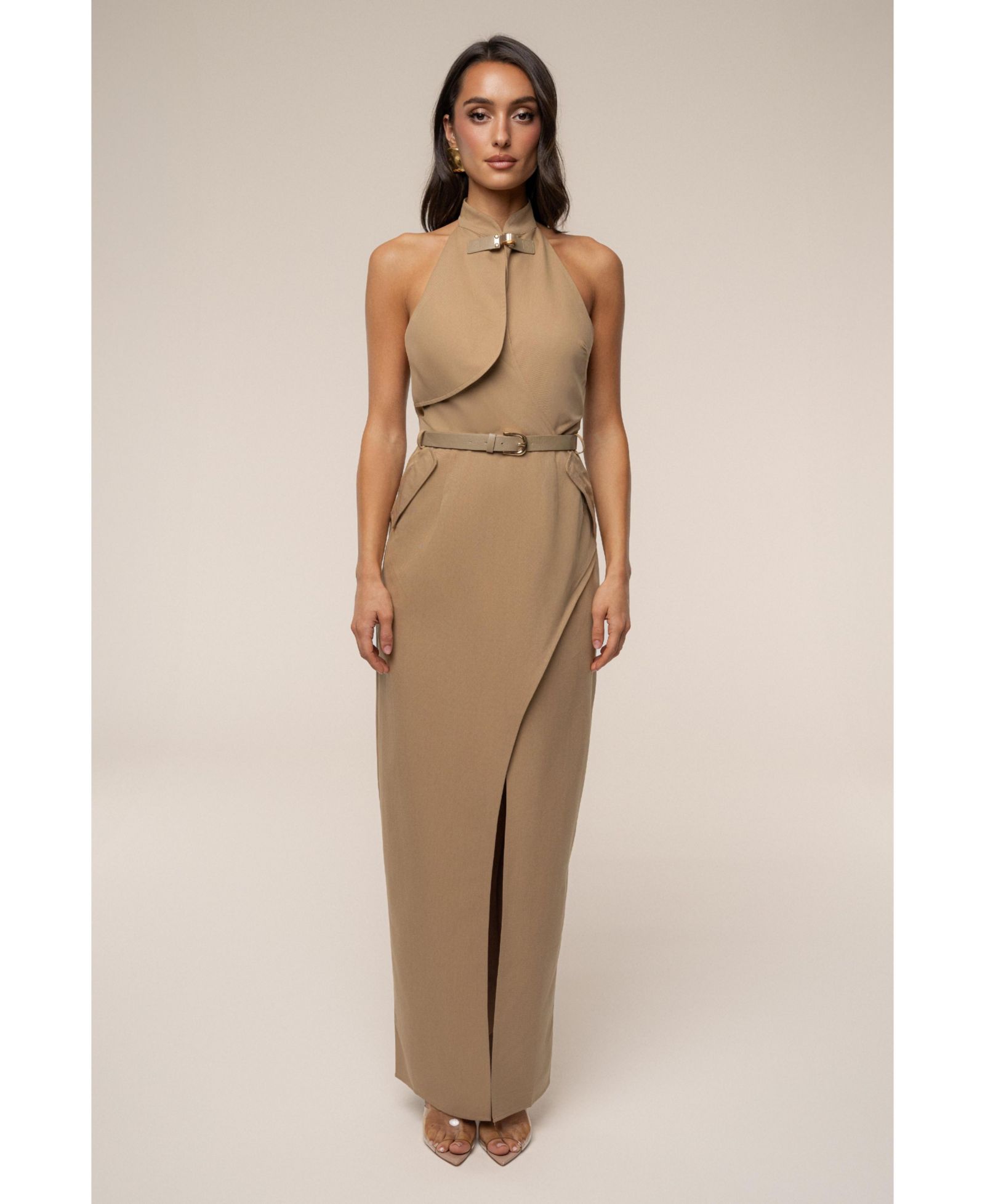 JLUXLABEL Women's Aria Keyhole Maxi Dress
