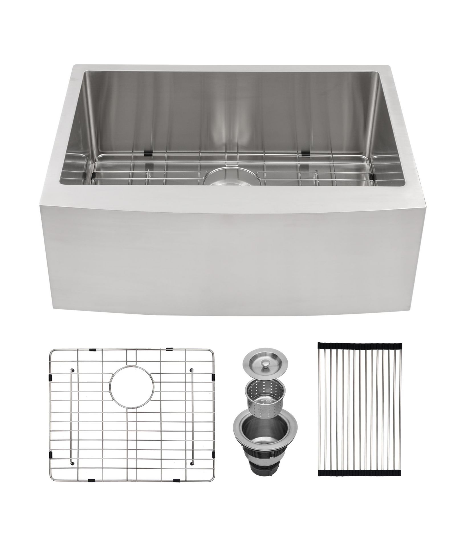 Кухонная мойка flynama Farmhouse из нержавеющей стали T304