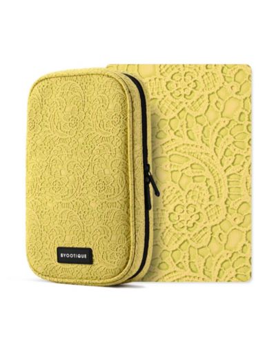 Косметическая сумка-органайзер Byootique Travel Makeup Brush Holder Rococo Yellow