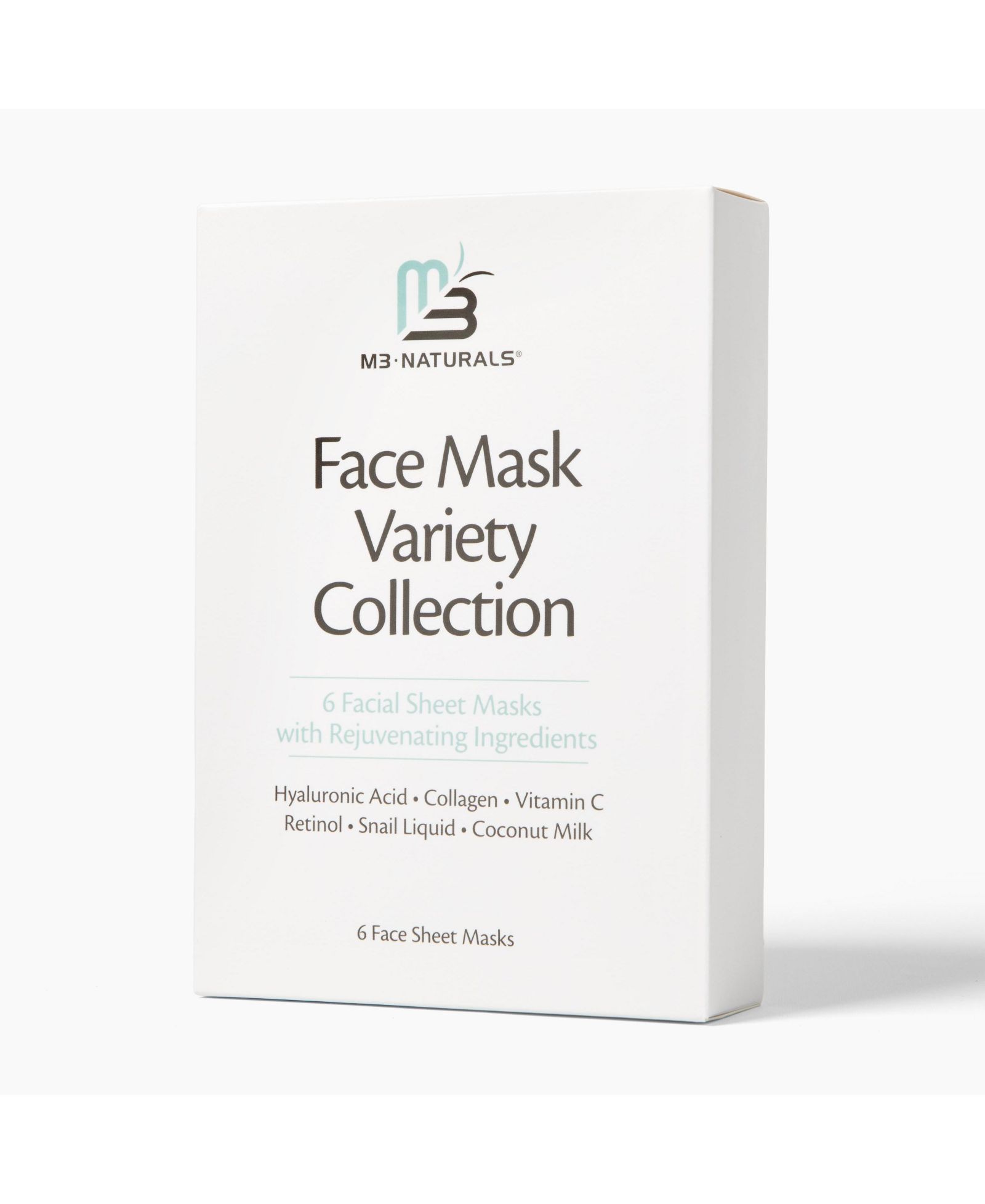 Тканевые маски для лица M3 Face Sheet Masks, 6 pack
