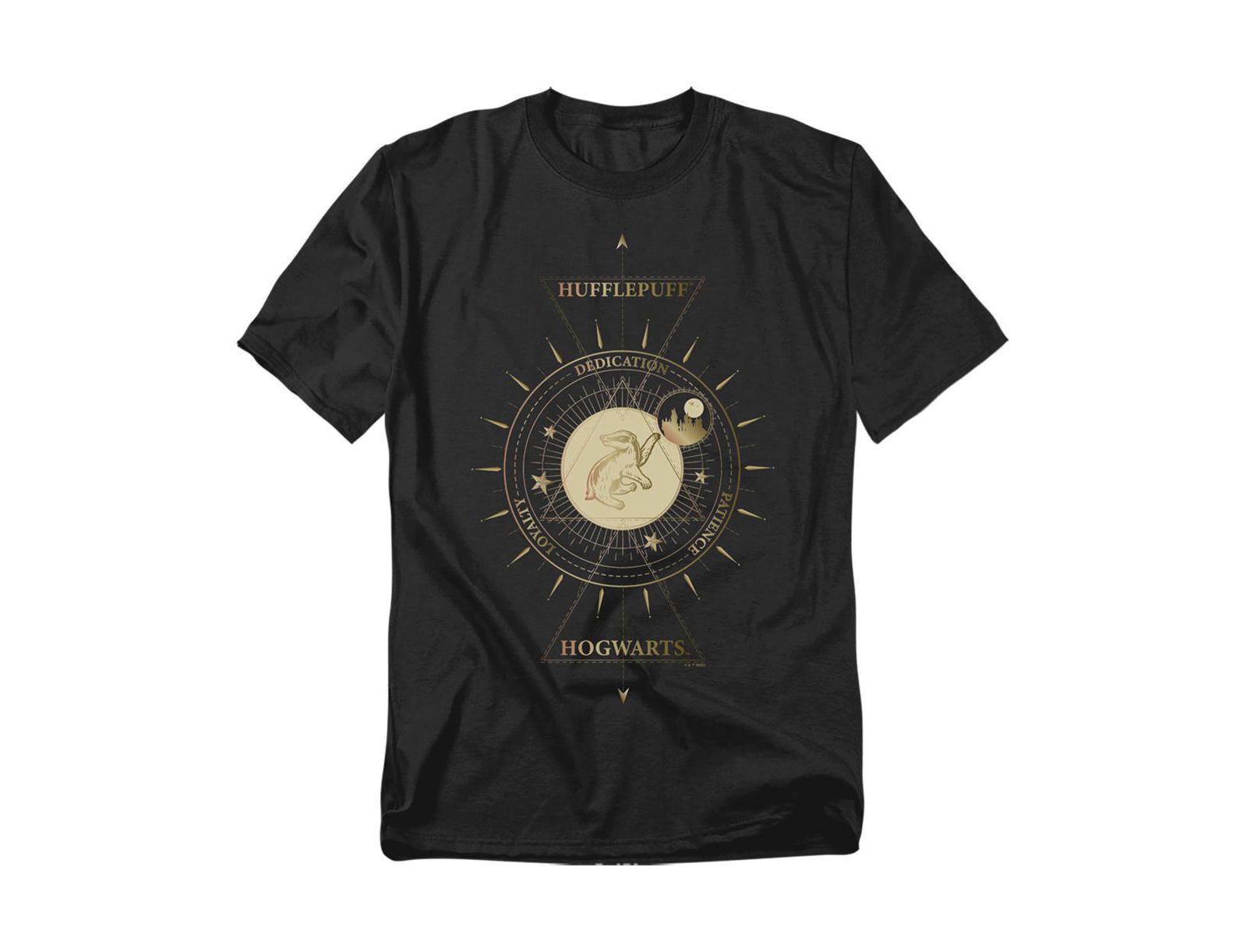 Harry Potter Men's Mystical Hufflepuff Sign T Shirt