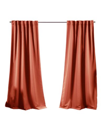 Термошторы Slickblue Orange Apricot Blackout 52x84, Set of 2