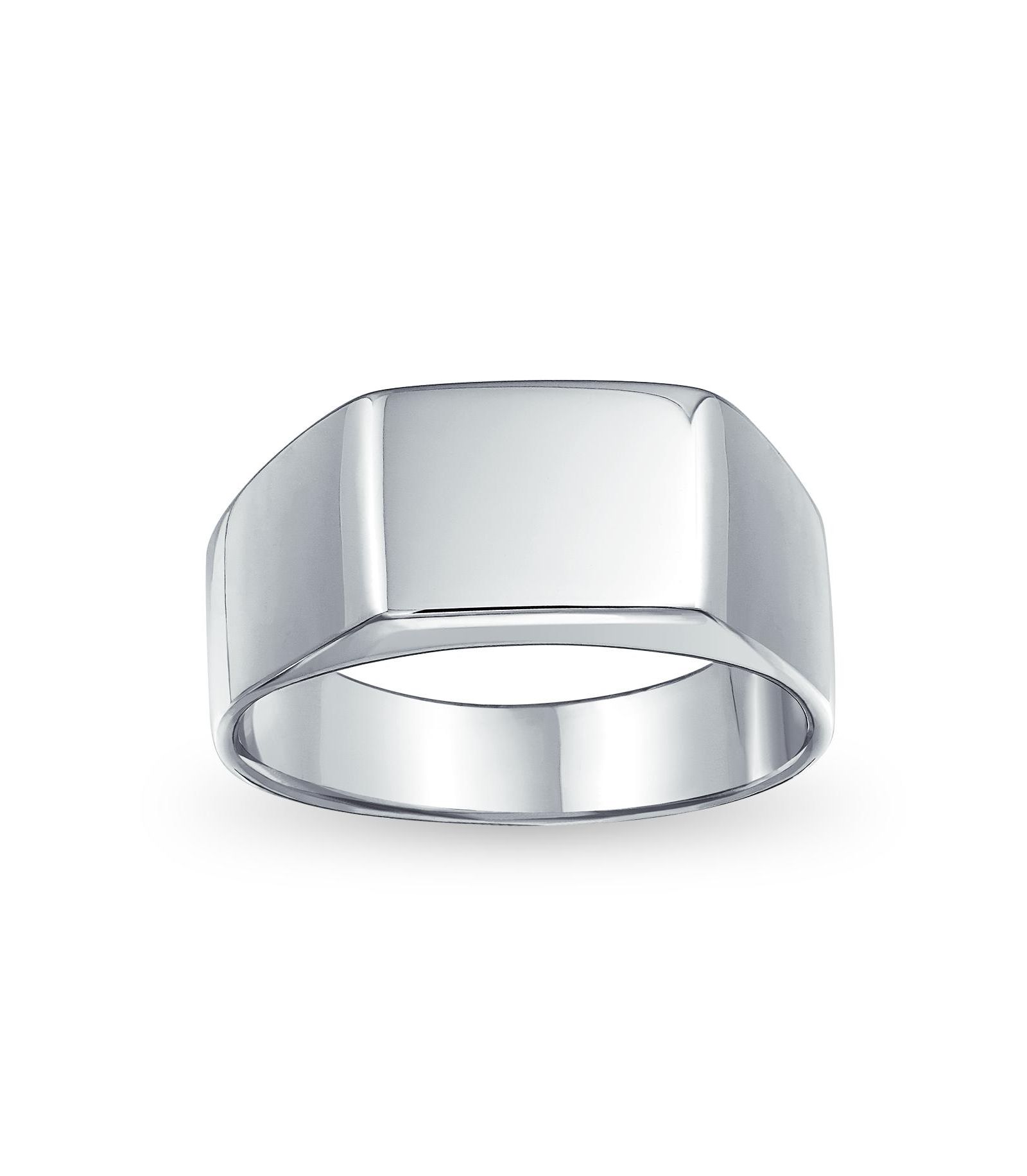 Мужское перстень Bling Jewelry с инициалами, из серебра .925