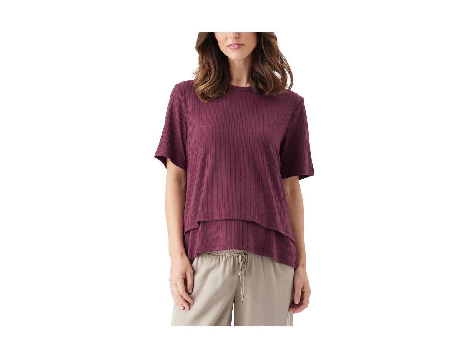 Верх для кормления Ripe Maternity Mike Rib Nursing Top