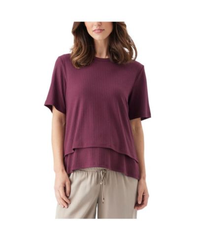 Ripe Maternity Women's Ripe Mike Rib Nursing Top