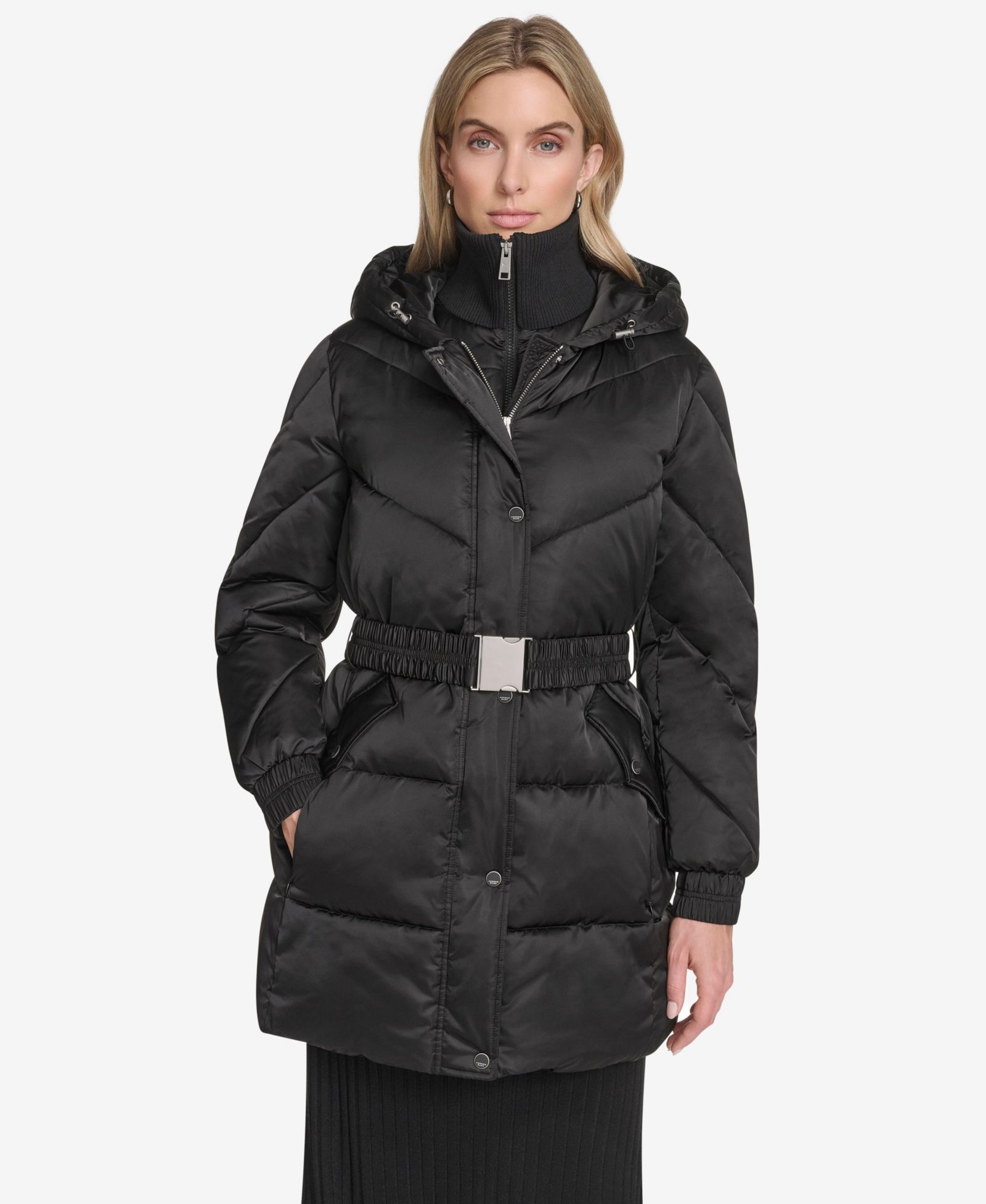 Andrew Marc Women's Mallee Belted Parka
