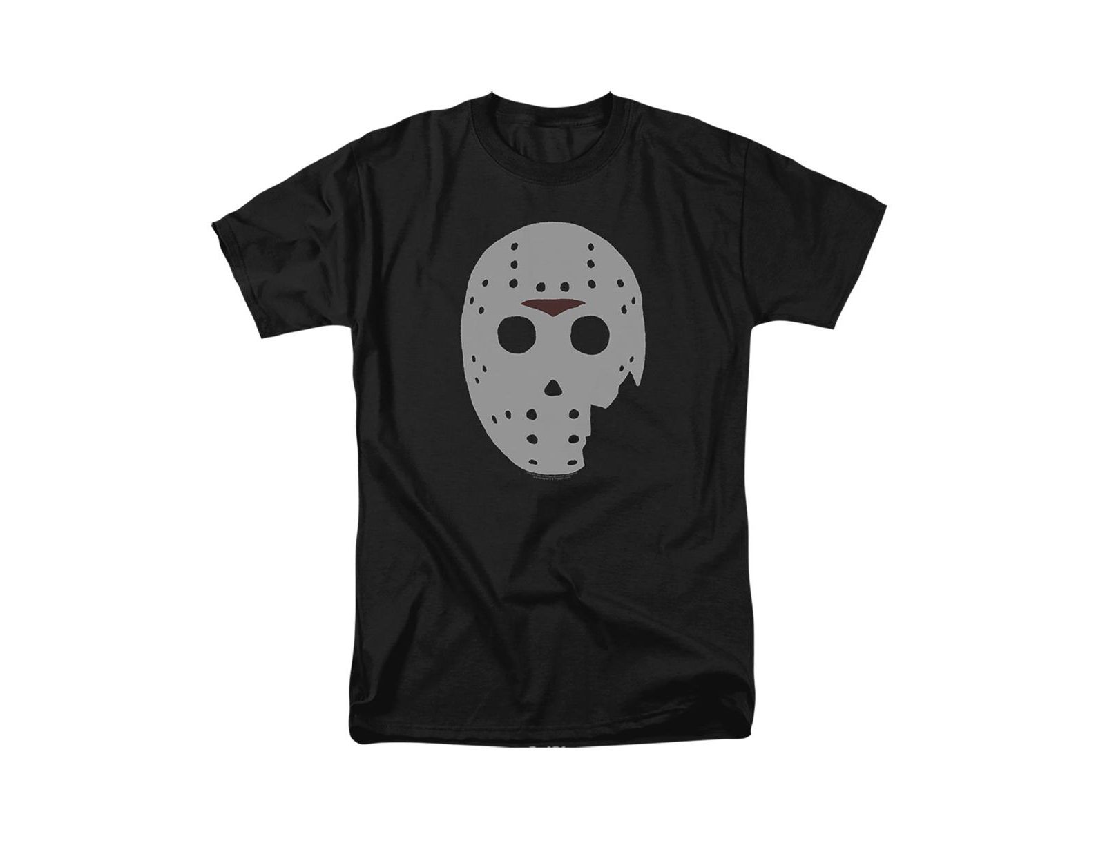 Friday The 13th Men's Jason Mask Graphic T-Shirt in Black